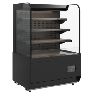 Витрина кондитерская Carboma KR70 VM 1,3-2 Standard (9005) открытая горка