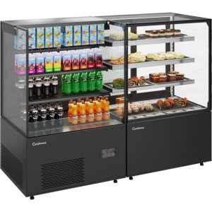 Витрина кондитерская Carboma KC78-130 VV 0,9-1 (9005) - Изображение 3