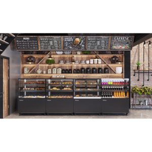 Витрина кондитерская Carboma KC78-130 VV 0,9-1 (9005) - Изображение 6