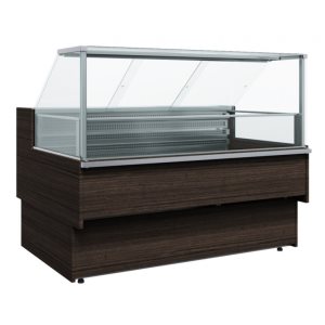 Витрина холодильная Carboma GC110 SV 1,5-1 (ВХСр-1,5 Carboma CG 110) (1005 венге)