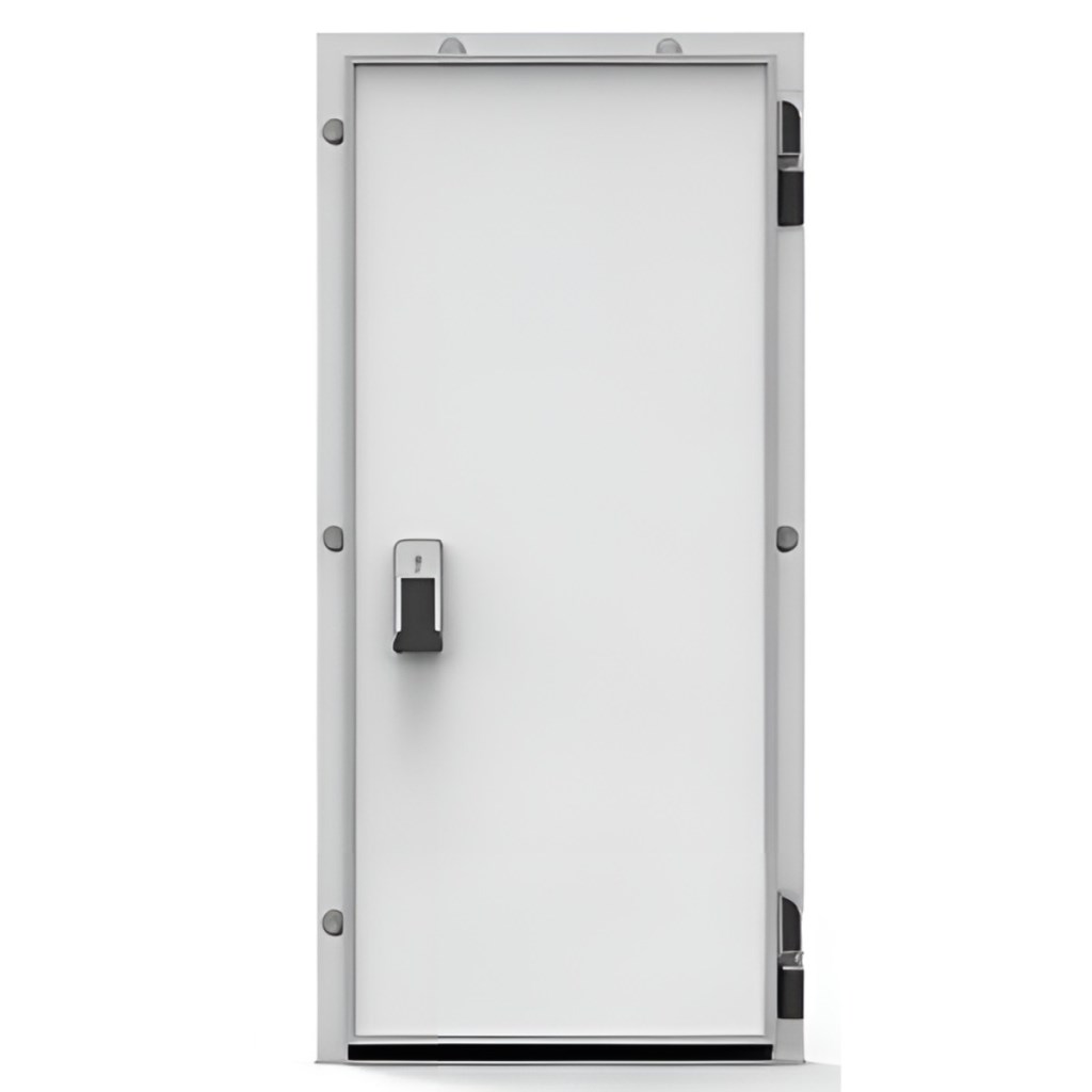 Дверь холодильная распашная одностворчатая НТ-РДО-800*2000/120 (с металлической рамой)