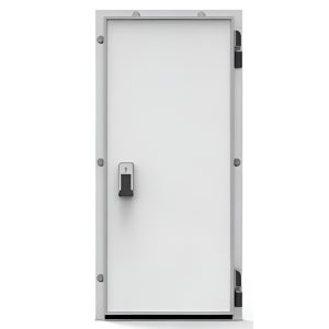 Дверь холодильная распашная одностворчатая СТ-РДО-900*2200/80 (с металлической рамой)