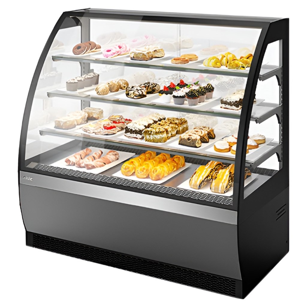 Витрина кондитерская Chilz VETE OF 130 серый матовый, шлифованная нержавейка