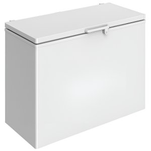 Ларь морозильный с глухой крышкой CRYSPI CF200S нерж. 1 корзина