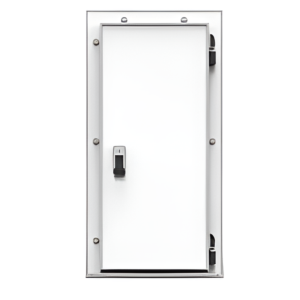 Дверь холодильная распашная одностворчатая СТ-РДО-900*1900/80 (с металлической рамой)