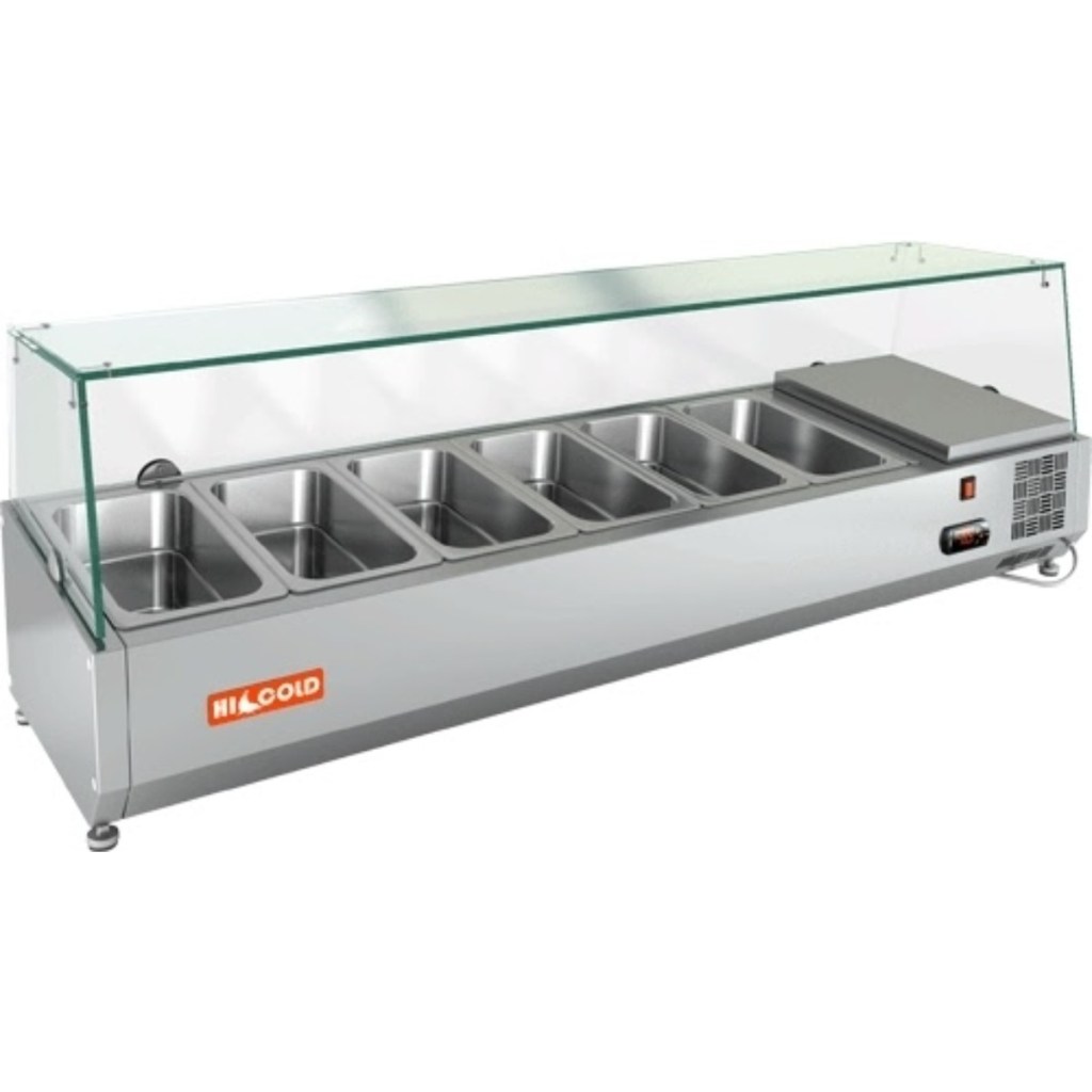  Витрина холодильная для ингредиентов HICOLD VRX 1400 1/3