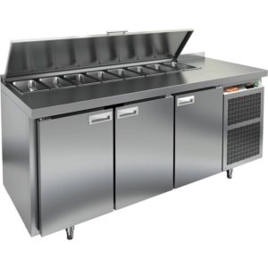 Стол холодильный для салатов HiCold SL2-111GN (1/6)
