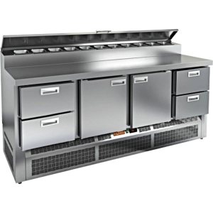 Стол холодильный для пиццы HiCold PZE2-2112/GN (1/6H)