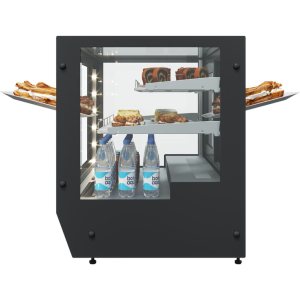 Витрина нейтральная (неохлаждаемая) настольная Carboma AC59 N 0,7-1 (слайдер) (фронт стандартный цвет) - Изображение 3