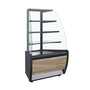 Витрина кондитерская Carboma K70 VM-3 Light Паттерн (0110 Мариэль) угловая