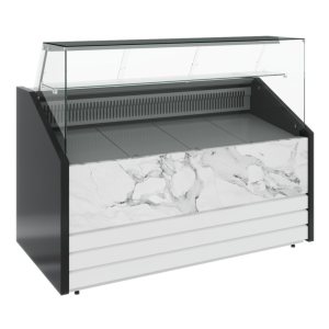 Витрина холодильная Carboma GC75 SV 1,8-1 фронт нестандартный цвет