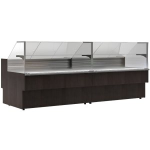 Витрина холодильная Carboma GC110 VV 2,0-1 (ВХСр-2,0 Carboma CG 110 (динамика)) (1005 венге)