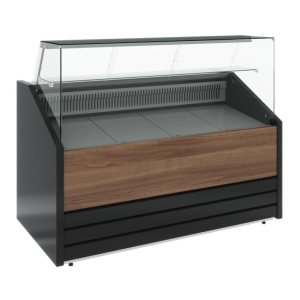 Витрина нейтральная Carboma GC75 N 1,5-1 фронт нестандартный цвет