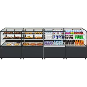 Витрина нейтральная Carboma KC78-110 N 1,5-1 (9005) - Изображение 5